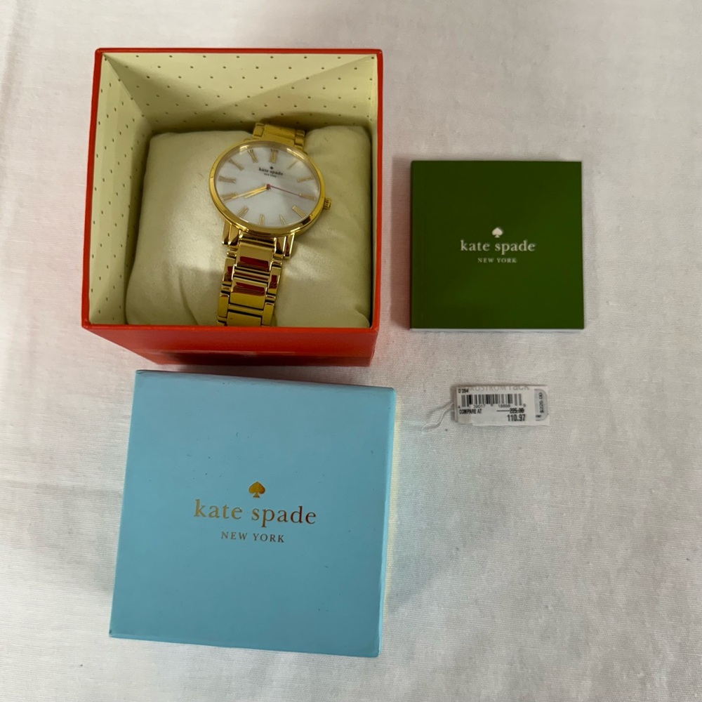 kate spade gold watch